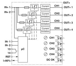 Elektronický přístrojový jistič CBM E4 24DC/0.5-10A NO-R PHOENIX CONTACT 2905743