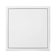Dvířka revizní kovová bílá s tlačným zámkem 300x300 mm HACO HC0158
