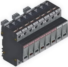Přepěťová ochrana POm I 3+1 R LCF 100/25kA 280V/25kA, modulární, monoblok, B+C+D