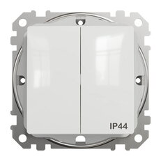 Sedna D/E Přepínač sériový řazení 5 IP44, Bílá SCHNEIDER SDD211105