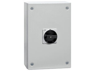 Lovato GAZM125T4B 4P odpínač 125A-kovový kryt-ČERNÝ OVLADAČ