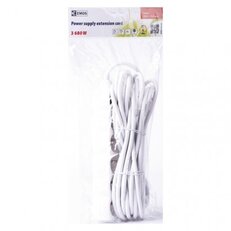 Prodlužovací kabel 10 m 5 zásuvek s vypínačem bílý PVC 1,5mm2 EMOS P1510R
