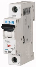 Jistič Eaton PL6-B20/1 (6kA) 20A 1-pólový 286522