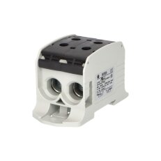 Svorka univerzální RKA 95 1/4 L S 232A 1P 4x vstup AL/CU černá DIN/panel 1006039
