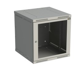 Rozvaděč nástěnný SENSA 12U 600mm, dveře sklo, RAL 7035 SOLARIX 83000285