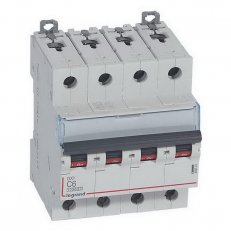 DX3 JISTIČ, 4 PÓLOVÝ, CHAR. C,6A 10000A/16KA LEGRAND 409333