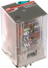 Relé universální CR-U 3 c/o (SPDT) AgNi 250V/10A s LED 48V= ABB 1SVR405622R6100