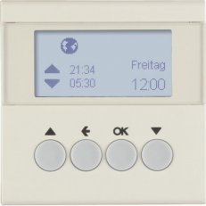 Žaluziový časový spínač, S.1, krémová lesk BERKER 85741182