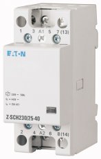 Eaton 248853 Instalační stykač, 230V~, 40A, 2zap. 2vyp. kont. Z-SCH230/40-22