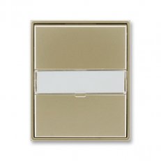 ABB Time 3558E-A00610 33H Kryt spínače jed.,s popis.polem,s čirým průzorem