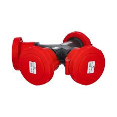 Rozbočovač (adaptér) 16005 IP67 400V/32A/5P 6h 3 vývody FAMATEL 16005
