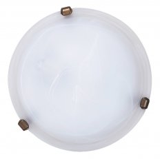 Alabastro E27 1x 60W IP20 rýžový kámen sklo/bronz úchyt RABALUX 3203