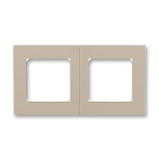 ABB Levit Dvojrámeček (3901H-A05020 18) macchiato/bílá BLISTR 2CHH015020A6018