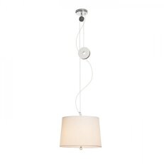 LEVITA závěsná stahovací bílá chrom 230V E27 42W RENDL R12477