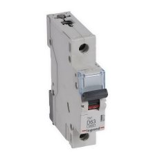 TX3 JISTIČ, 1 PÓLOVÝ, CHAR. D, 63A 6000A LEGRAND 403727