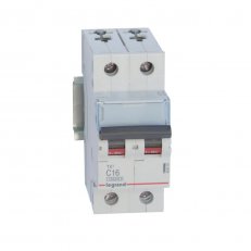 TX3 JISTIČ, 2 PÓLOVÝ, CHAR. C, 16A 10000A LEGRAND 404205
