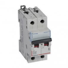 DX3 JISTIČ, 2 PÓLOVÝ, CHAR. D,32A 10000A/16KA LEGRAND 409454