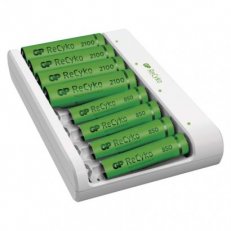 Nabíječka baterií GP Eco E811 + 4× AA 2100 + 4× AAA B51819