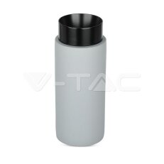 GU10 Fitting Gypsum Surface Metal With Gun Black Concrete Bottom, VT-865