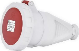 Průmyslová zásuvka na pohyblivý přívod 3F IP67 16A 400V 3p+N+PE ETI 004482008