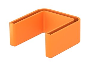 OBO US 5 KS OR Ochranný kryt, pro konce profilů US 5, oranžová Polyetylén, PE