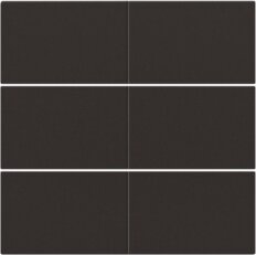 Středový kryt 6xbezpot.tlačítko 24V-DARK BROWN NIKO 124-60050