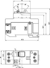 Proudový chránič EFI6-P2 AC 40/0,03 30mA ETI 002061252