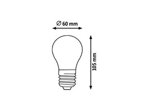 Světelný zdroj Filament LED, E27 A60, 9W, 850lm, 2700K RABALUX 79150