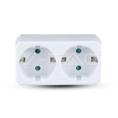 2 Ways Adapter With Earthing Contact 10/