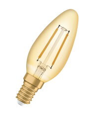 Světelný zdroj OSRAM Vintage 1906 LED CLASSIC B 2.5W 824 Gold E14