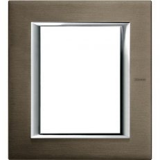 Legrand HA4826BR BTAX RÁMEČEK 3+3 BRONZ BROUŠ