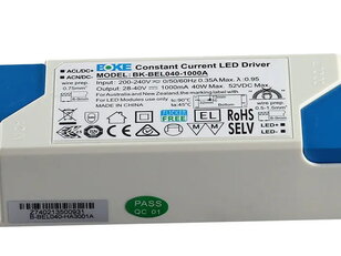 NÁHRADNÍ DRIVER pro svítidlo LED PANEL THIN UGR 40W PANLUX PN09000045