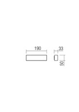 Nástěnné svítidlo TRATTO AP LED 3W IP65 DG 3000K REDO 9116