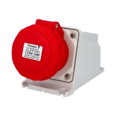 Nástěnná zásuvka IP67/400V/16A/4P 6h - SpeedPRO FAMATEL 24390