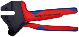 KNIPEX 9743200A lisovací kleště na koncovky Tyco 539635-1 chromované bez čelistí