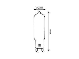 Světelný zdroj Filament LED, G9, 4W, 460lm, 3000K RABALUX 79033