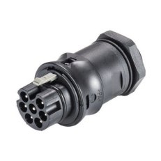 vidlice vestavná gesis RST, 7-pól, šroubové připojení, M25, černá