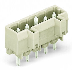 Konektor s pájecími piny THT pájecí kontakt 1,2x1,2 mm rovné světle šedá 11pól.