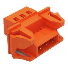 Konektor s pájecími piny CAGE CLAMP 2,5mm2 oranžová 3pól. WAGO 231-633/114-000