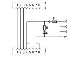 propojovací modul RJ-45 s výkonovými kontakty WAGO 289-196