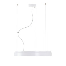 Závěsné LED svítidlo s plastovým stínidlem OSMONT DELIA L4 65W IP40 3K bílá
