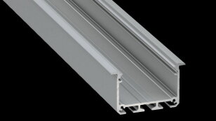 Hliníkový profil AL-PROFIL INSO SILVER 2M (10-0124-20) GREENLUX GXLP2045