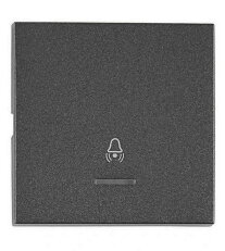 Kryt spínačů a ovladačů s průhledem, symbol zvonek, antracit SCHRACK EV112210--