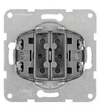 Přístroj ovladače žaluzií (tlačítko), bezšroubové svorky SCHRACK EV100127--