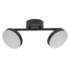 DECOR SPOT MOON 2SPOT 10.5W 830 BK LEDV