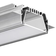 Systém LED hliníkových profil ů do sádrokartonu MOD-TEK-50 1m, stříbrná