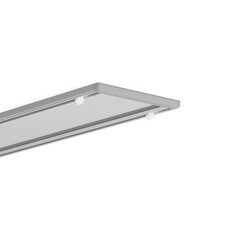 Záslepka KLUŚ TETRA-43 pro LED hliníkové profily šedá, C24044C02