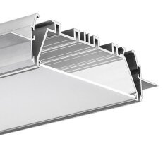 Systém LED hliníkových profil ů do sádrokartonu MOD-TEK-100 1m, stříbrná