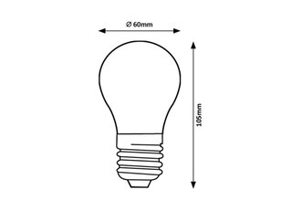 Světelný zdroj Filament LED, E27 A60, 7W, 806lm, 2700K RABALUX 79139
