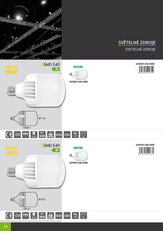 LED světelný zdroj E40, 90W, 5000K, 8100lm ECOLITE LED90W-E40/5000